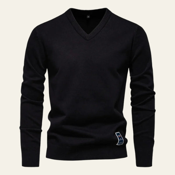 The Marseille Knit V-Neck Sweater