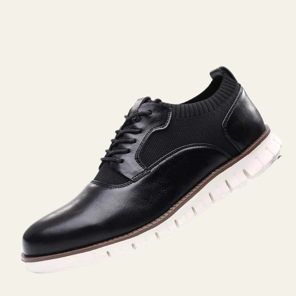 The Riviera Ribbed-Trim Derby Sneaker