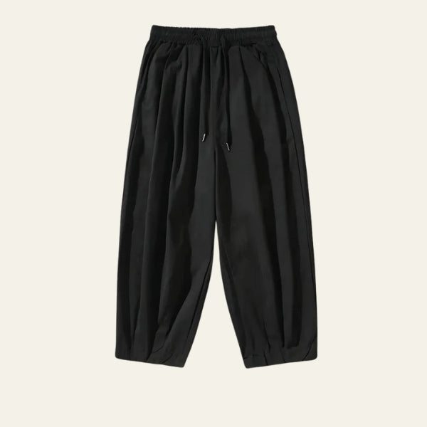 The Kyoto Elastic-Waist Wide-Leg Trousers