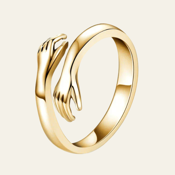 The Solis Open Hand Embrace Ring