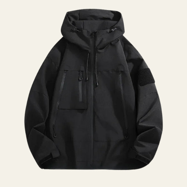 The Alpine Hooded Zip Shell Jacket