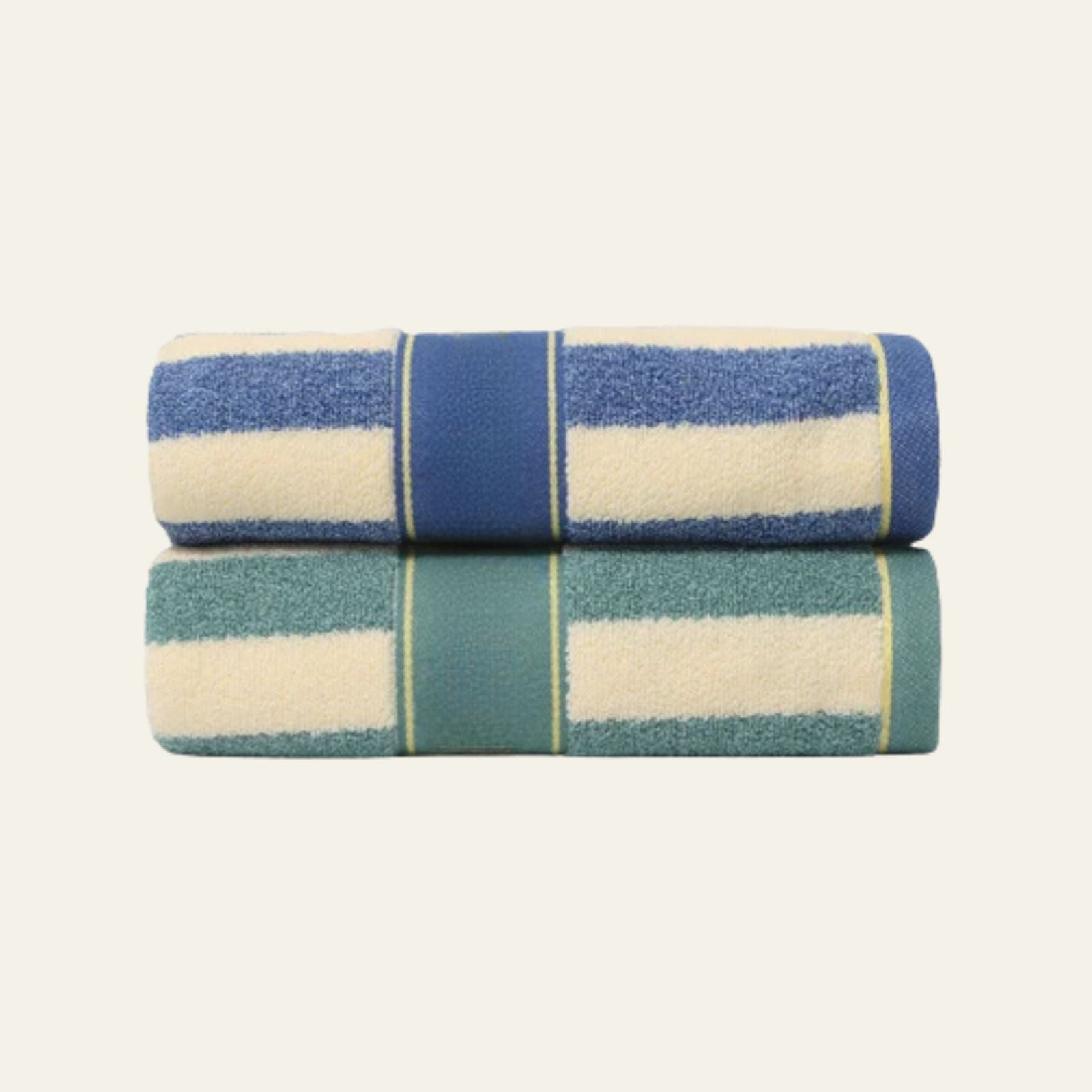 The Riviera Coastal Stripe Hand Towel
