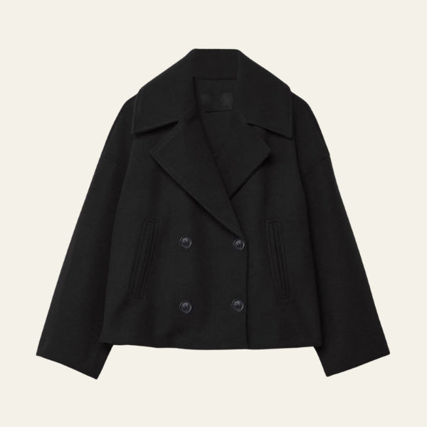 The Kyoto Double-Breasted Short Coat