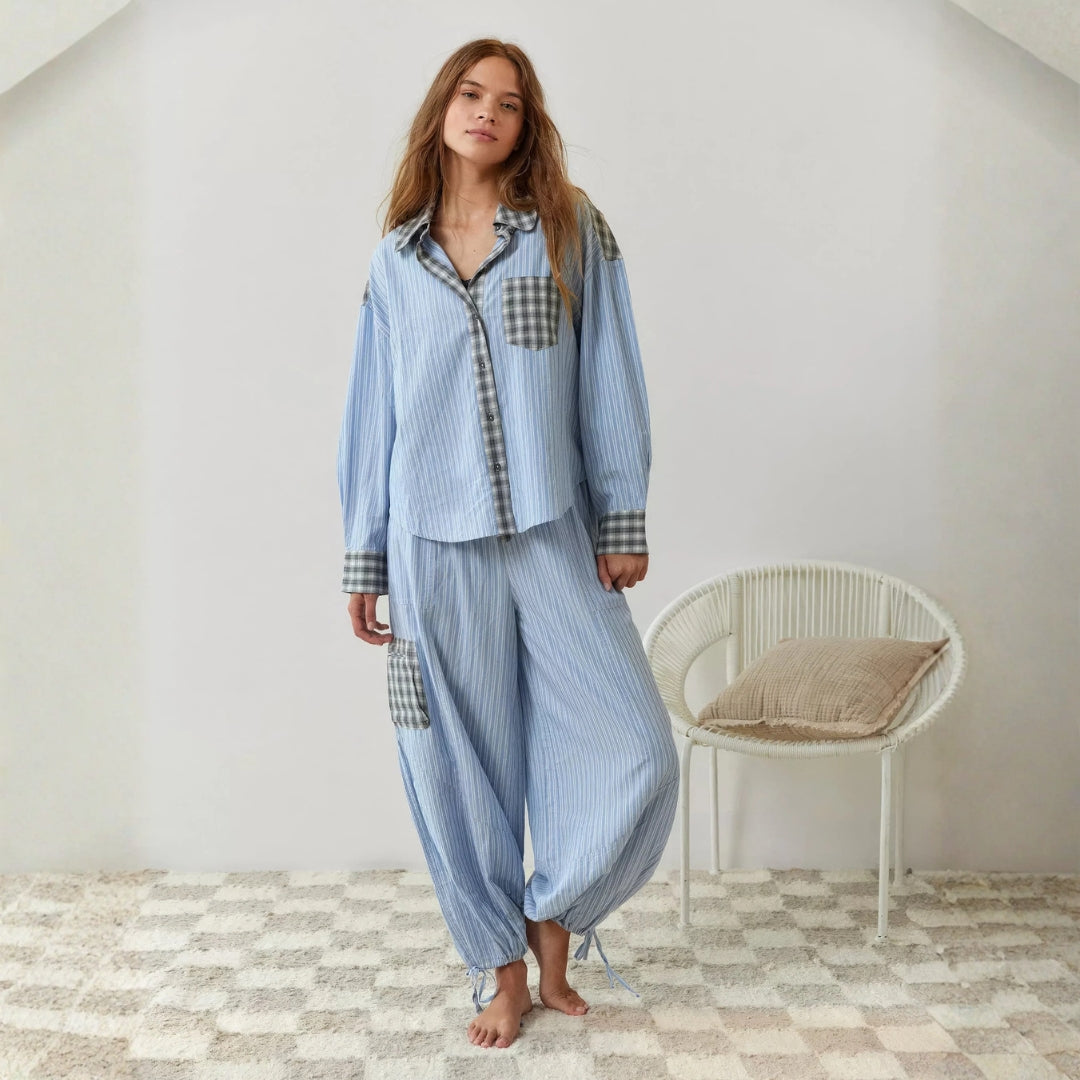 The Haven Patchwork Soft-Weave Lounge Set