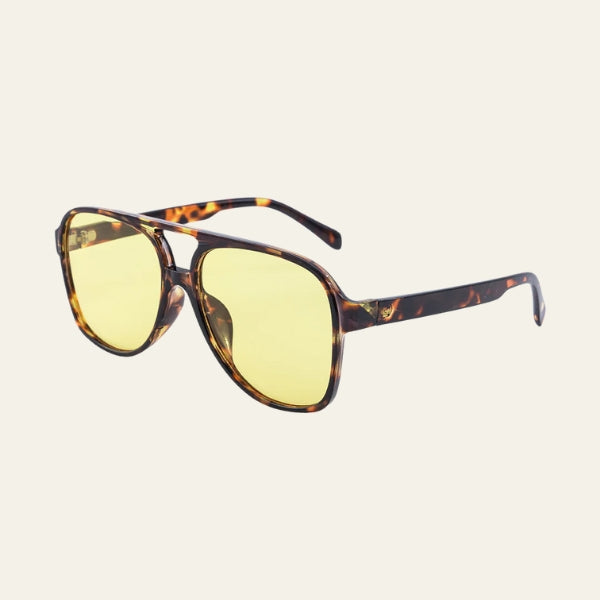 The Riviera Square Aviator Sunglasses