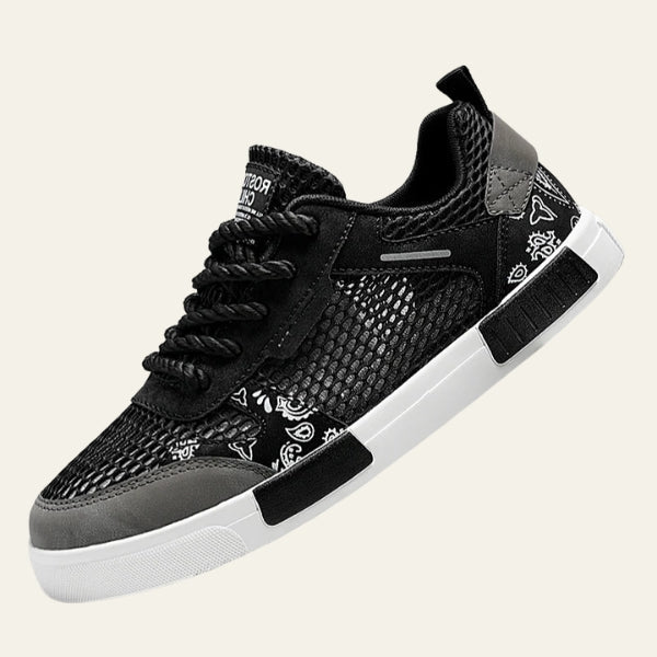 The Riviera Mesh Pattern Sneakers