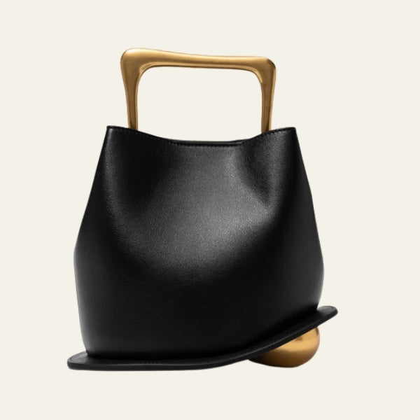 The Vienna Sculpted Handle Mini Handbag