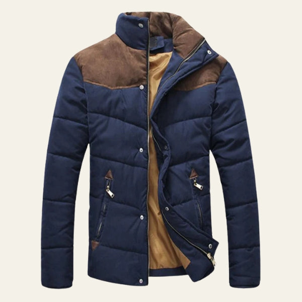 The Bergen Contrast Panel Puffer Jacket