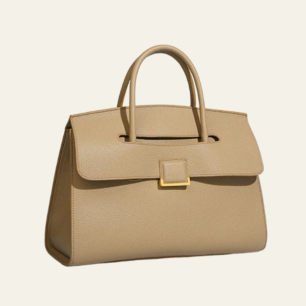 The Siena Pebbled Top-Handle Bag