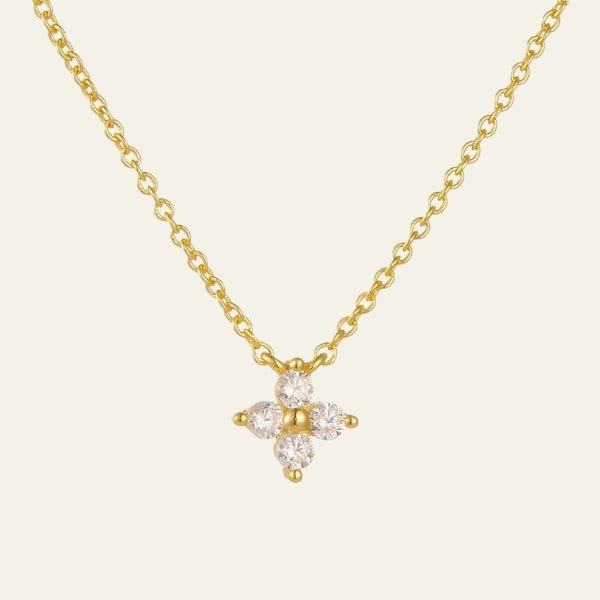 The Riviera Four-Petal Pendant Necklace