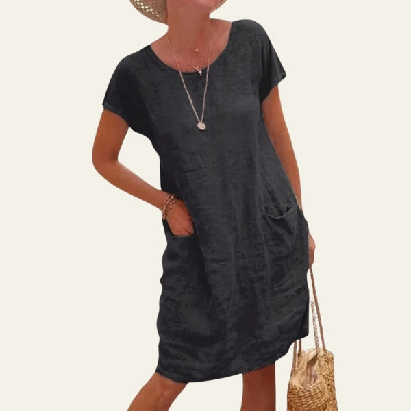 The Capri Pocket Midi Dress