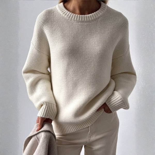 The Laguna Textured Crewneck Sweater