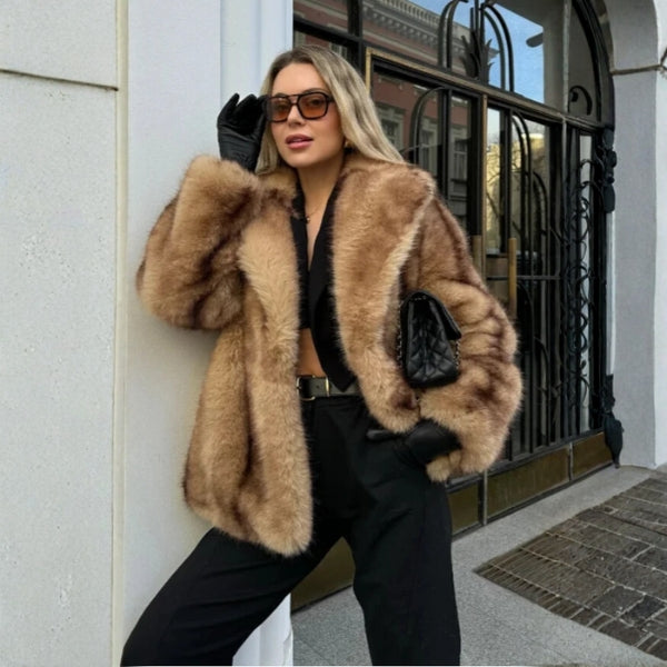 The Aspen Plush Faux-Fur Coat