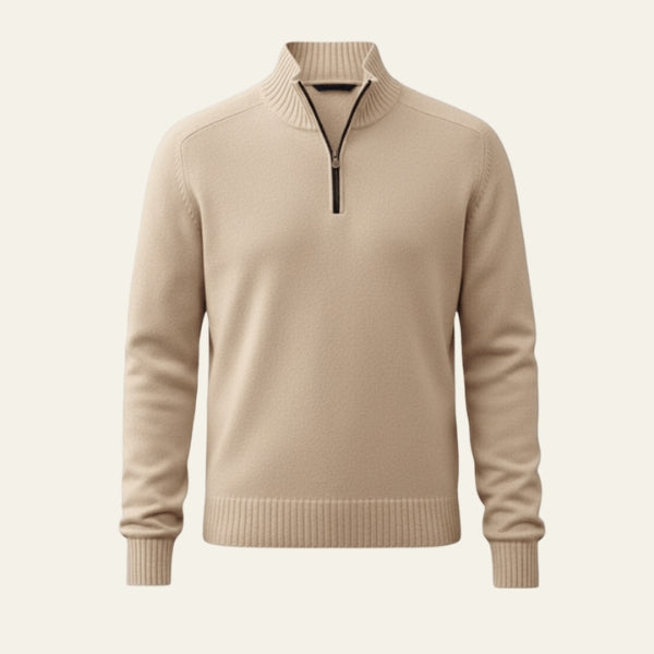 The Hudson Half-Zip Knit Sweater