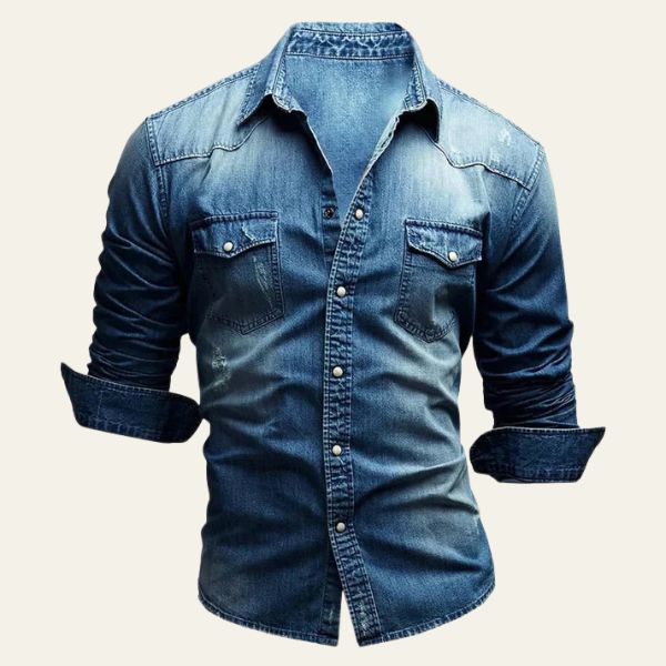 The Miami Snap-Front Denim Shirt