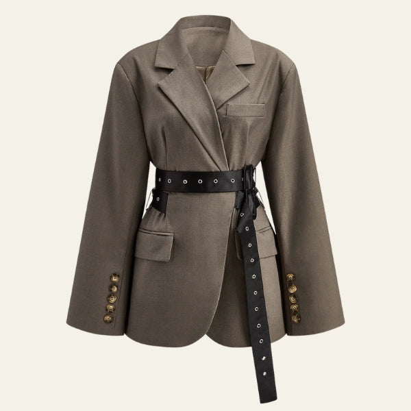 The Siena Belted Tailored Blazer