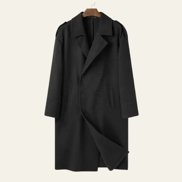 The Oslo Double-Breasted Long Coat
