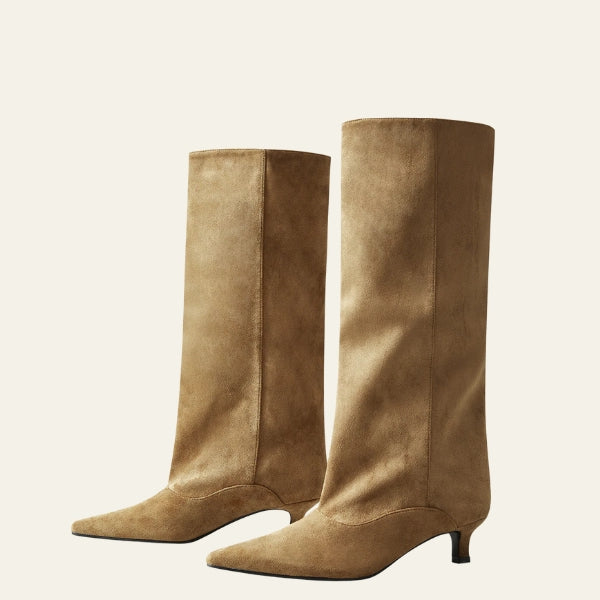 The Siena Pointed-Toe Knee-High Boots
