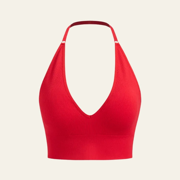 The Santini Ribbed Seamless Active Bra