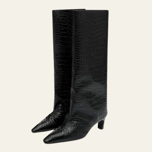 The Marseille Croc High Boot