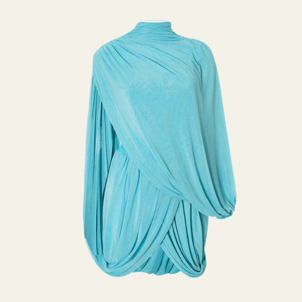 The Lucia Draped Mini Dress