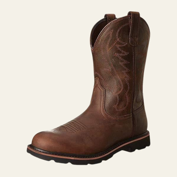 The Frontier Camo-Panel Western Boots
