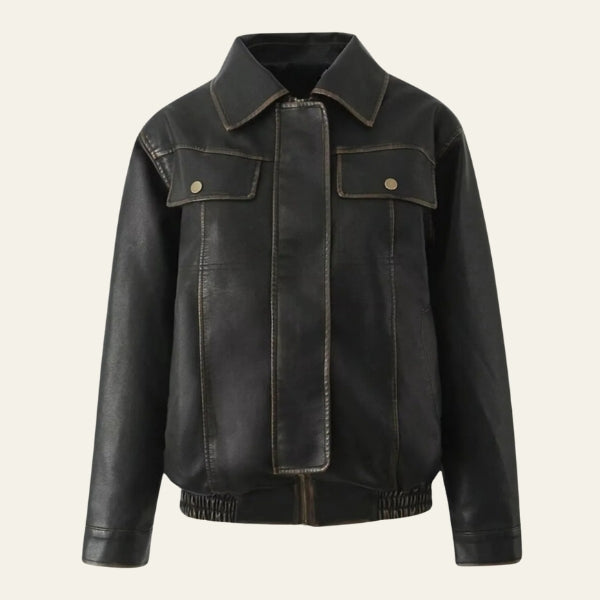 The Soho Espresso Leather Jacket