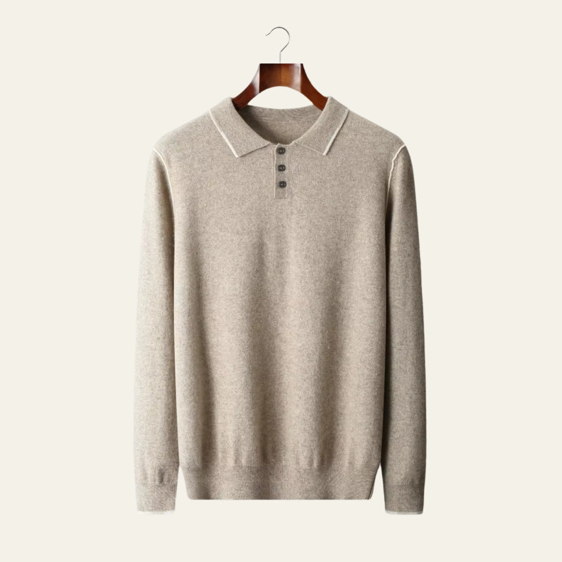 The Amalfi Cashmere Polo Sweater