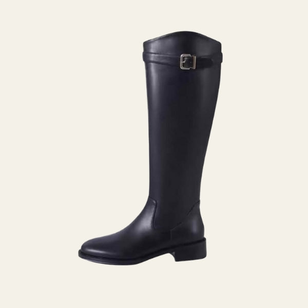 The Florence Buckle Knee-High Boots