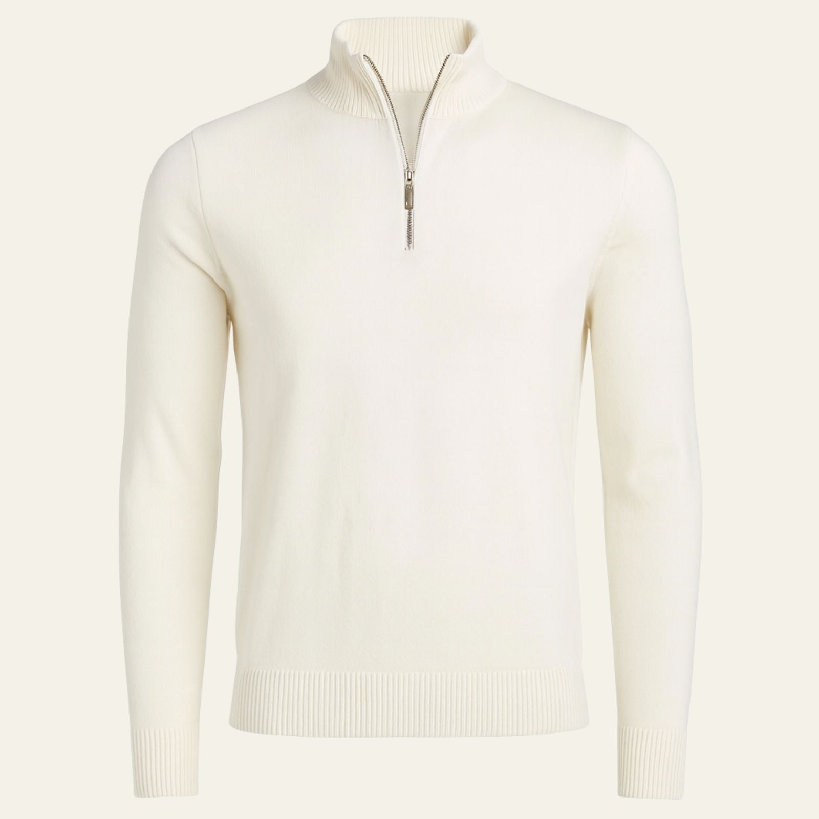The Cortina Stand Collar Half-Zip Sweater