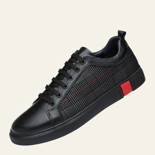 The Kyoto Plaid-Panel Sneaker
