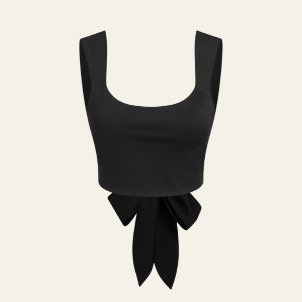The Zenith Tie-Back Crop Top