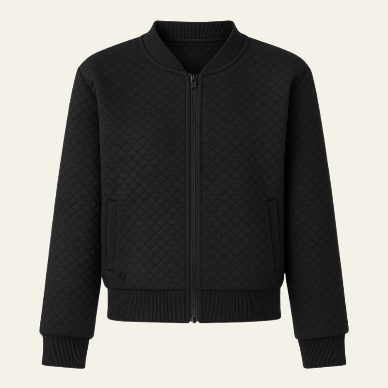 The Antwerp Quilted Bomber Vest
