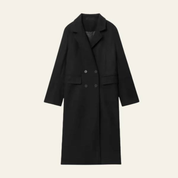 The Vienna Double-Breasted Long Coat