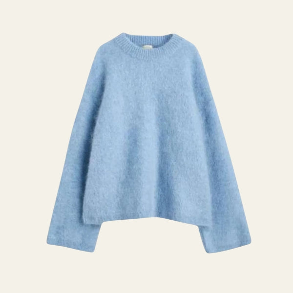 The Aspen Fuzzy-Knit Crewneck Sweater