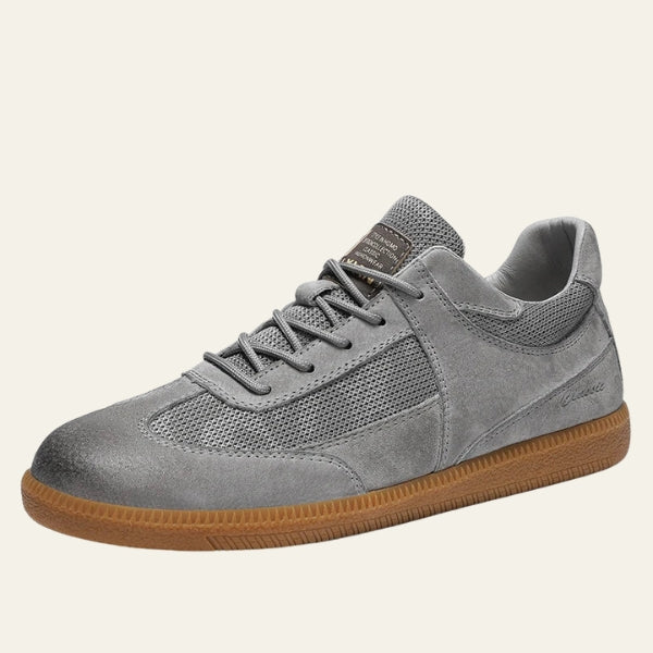 The Madrid Suede-Look Retro Sneakers