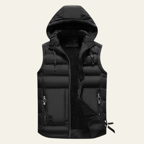 The Aspen Padded Hooded Vest
