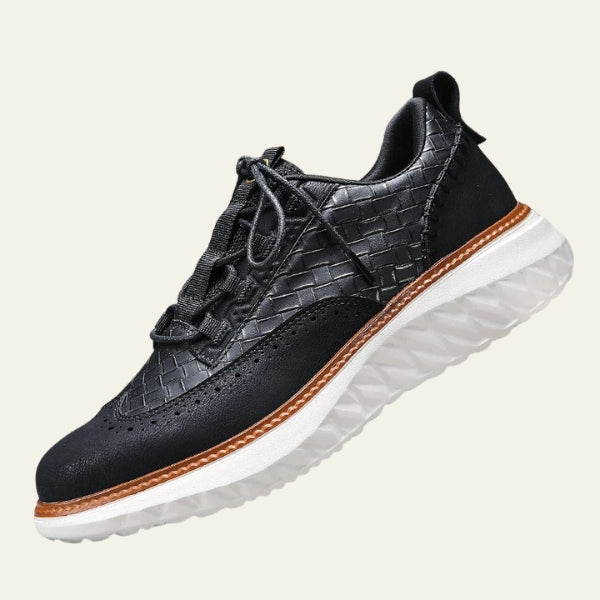The Riviera Textured Weave Sneakers