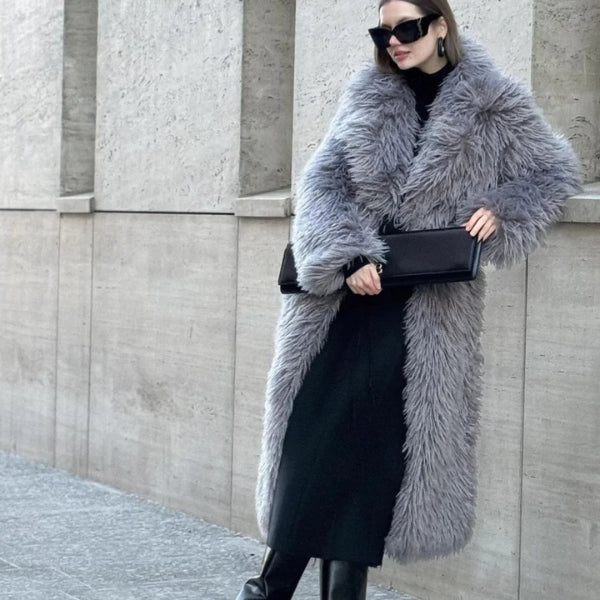 The Oslo Faux Fur Maxi Coat