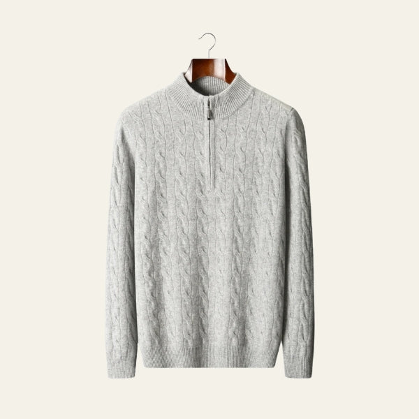 The Lucerne Merino Wool Quarter Zip