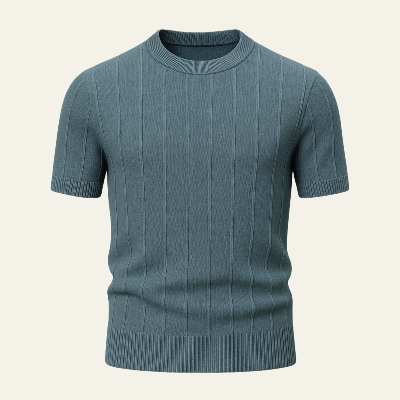 The Cannes Ribbed Knit Tee