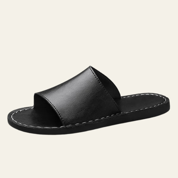 The Riviera Contrast-Stitch Slides