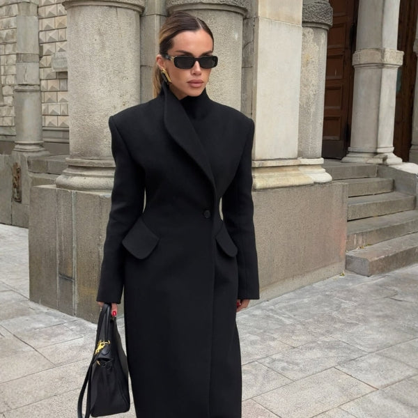 The Geneva Sculpted Maxi Coat