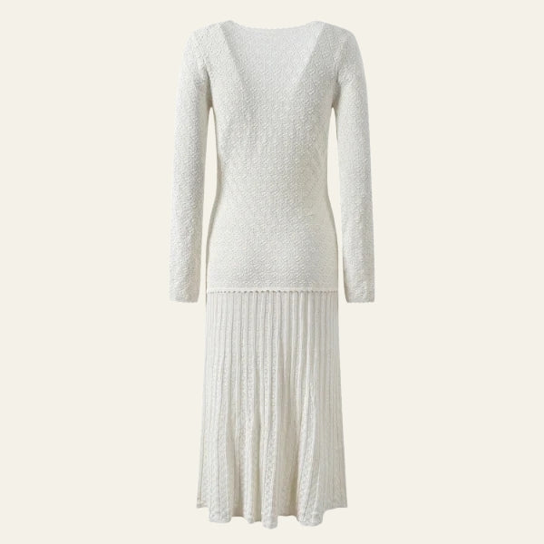 The Amalfi Knit Button Dress