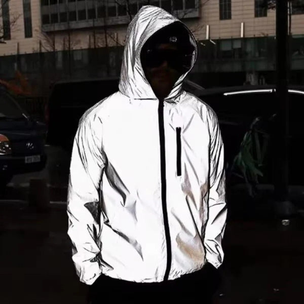 The Luminate Reflective Hooded Shell Jacket