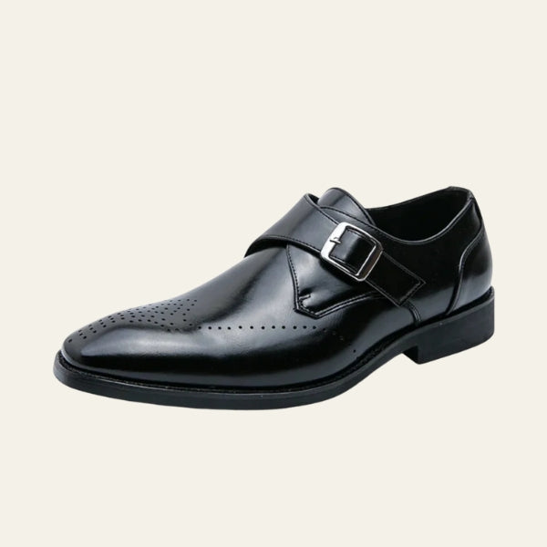 The Milan Black Monk Loafer