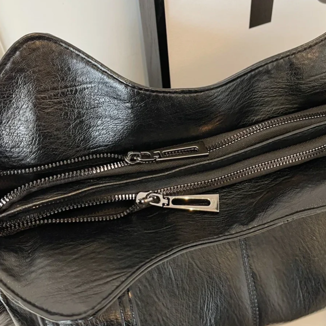 The Turin Leather Crossbody Tote Bag
