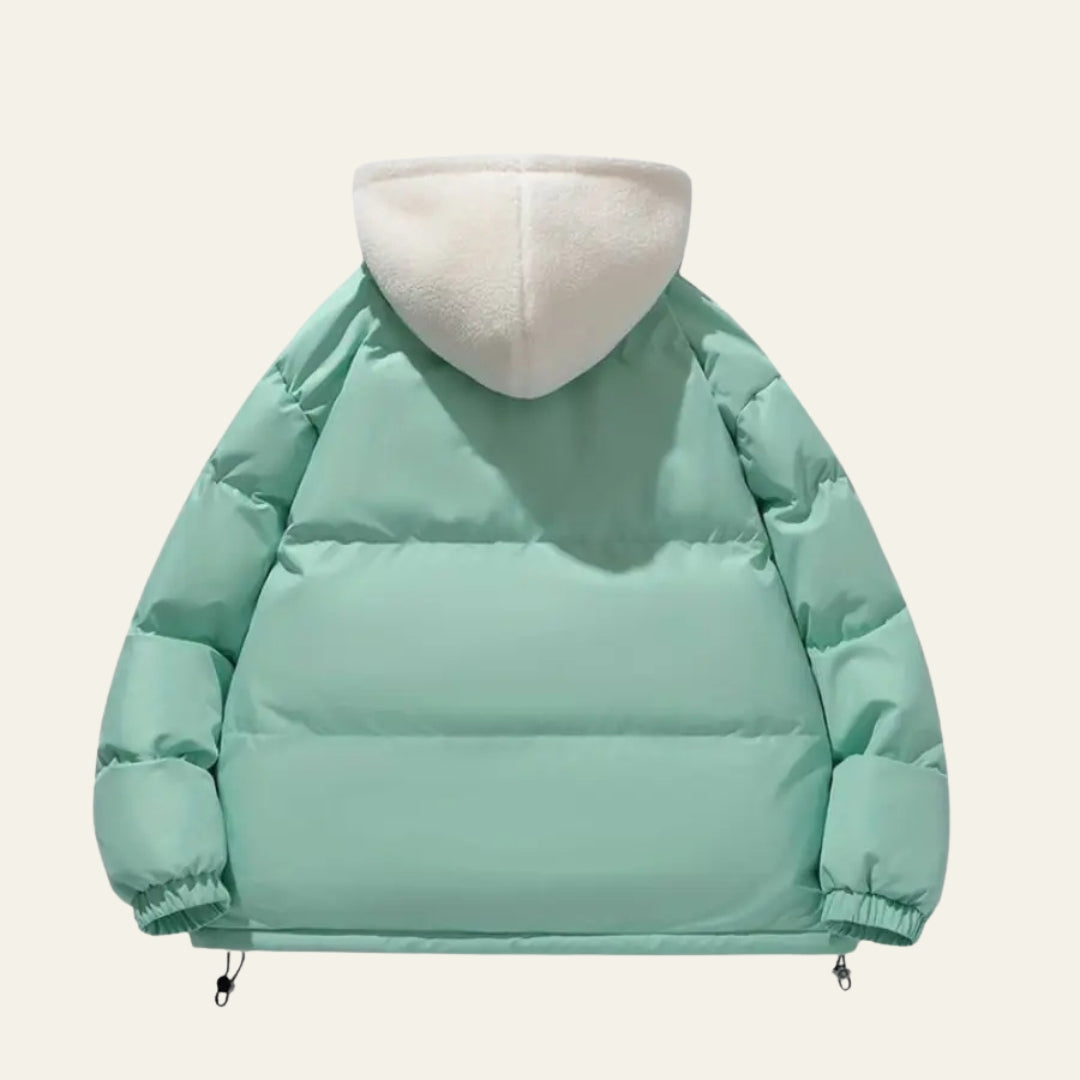 The Aspen Fleece-Lined Hooded Puffer Jacket