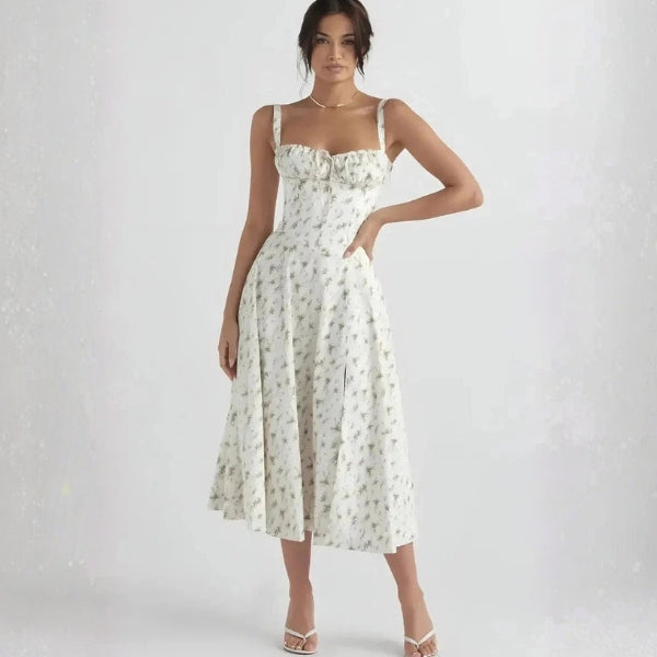 The Sorrento Bustier-Style Midi Dress