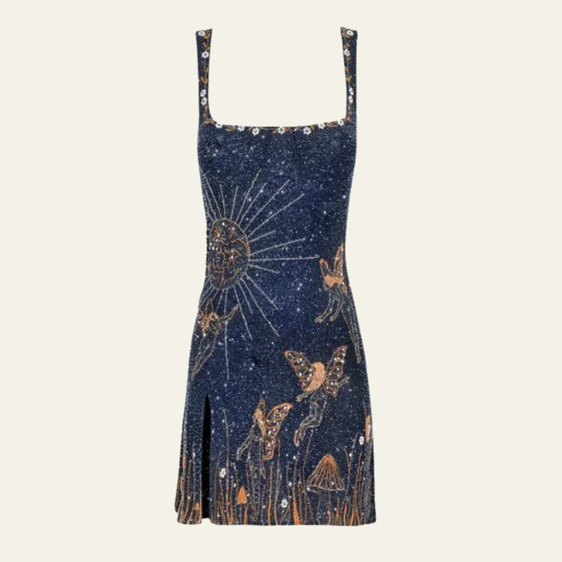 The Capri Embellished Sequin Mini Dress